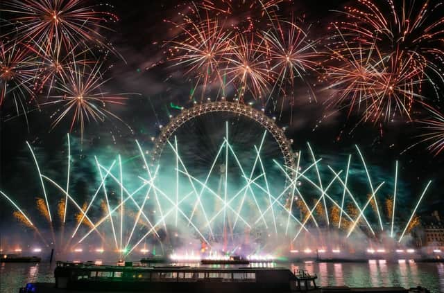 Eastbourne company produces London’s New Year’s Eve firework display (photo from Identity)