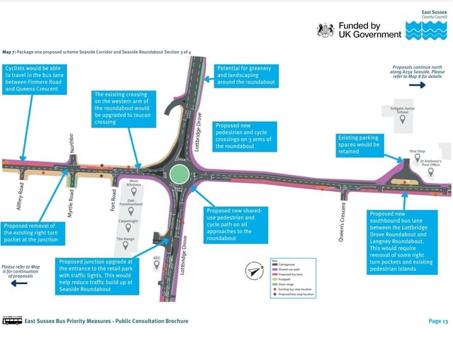 East Sussex Bus Service Improvement Plan (BSIP) - Bus Priorty Measures public consultation brochure