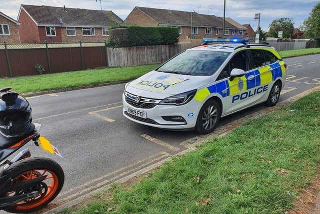 Police in Horsham are cracking down on noisy nuisance motorbikes
