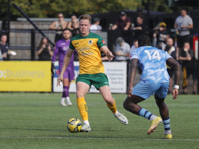 Action from Horsham's win over Cheshunt in the Isthmian premier division