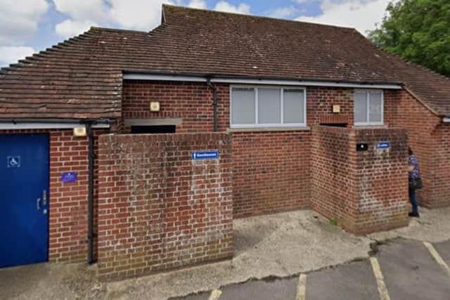 Plans to refurbish a block of public loos in Bosham have been submitted to Chichester District Council. Image: GoogleMaps