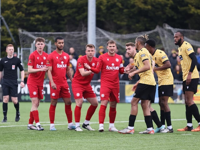 Worthing beat Maidstone in the National South play-off semi-final at a packed Woodside Road