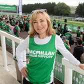Sian Williams at the start of the Macmillan Cancer Support South Coast Mighty Hike.