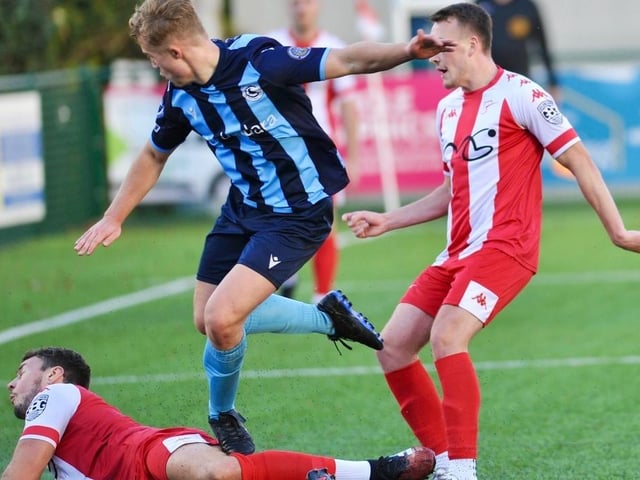 Steyning Town v Crowborough Athletic in the SCFL premier