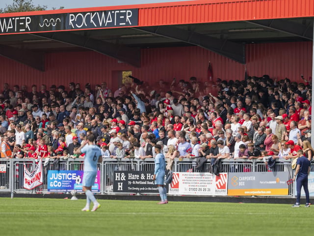 Worthing beat Ebbsfleet to clinch the National League South title