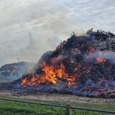 South East England Event Fire and Rescue saved the day by helping the Littlehampton  bonfire to be burned yesterday. Picture: Sue Baker