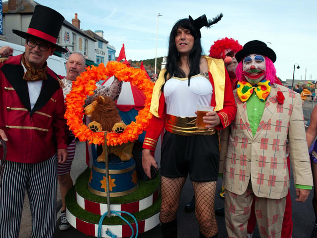 Hastings Old Town Carnival Week 2025: Pram Race. Pic by Frank Copper.