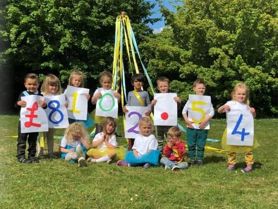 Plaistow Preschool's maypole fete has raised a record amount.