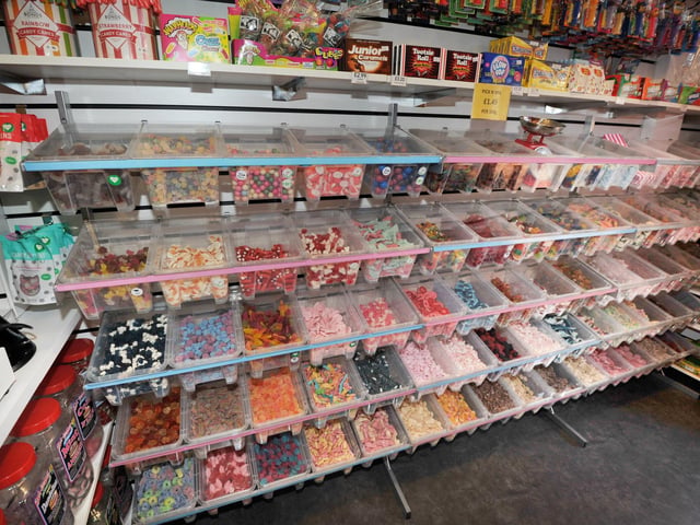 Sweet Cheeks, a new retro sweet shop in Queens Road, Hastings.