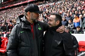 Jurgen Klopp manager of Liverpool is a huge admirer of Roberto De Zerbi