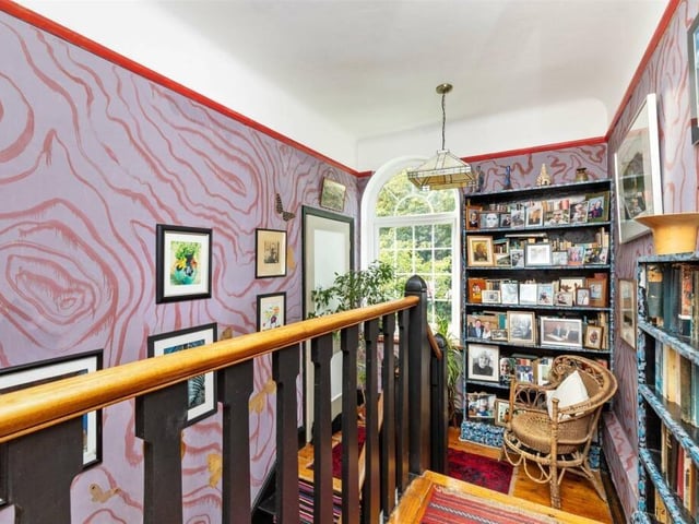 The house still features original artwork