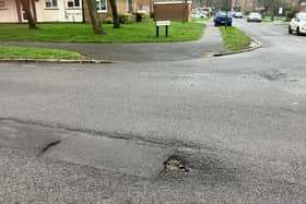 Repairs have recently been carried out to potholes in Church Road, Roffey, but others have been left