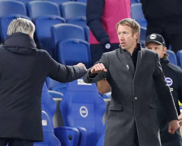Brighton manager Graham Potter (Photo by PAUL CHILDS/AFP via Getty Images)