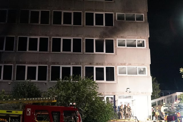 There were ‘no reports of casualties’ at an ‘accidental fire’ on the second floor of a commercial building in Eastbourne, East Sussex Fire & Rescue Service have confirmed.