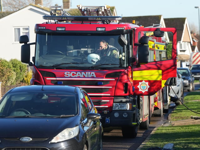 Crews from West Sussex Fire and Rescue Service were called to a property fire in Glenbarrie Way