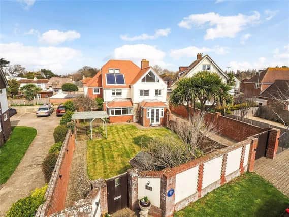 The five bedroom semi-detached house is nestled in the seaside village of Aldwick.