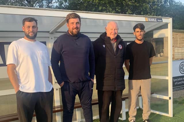 The new Horsham YM management team - Tom Frankland, Alex Walsh, Geoff Foreman and Will Hendon