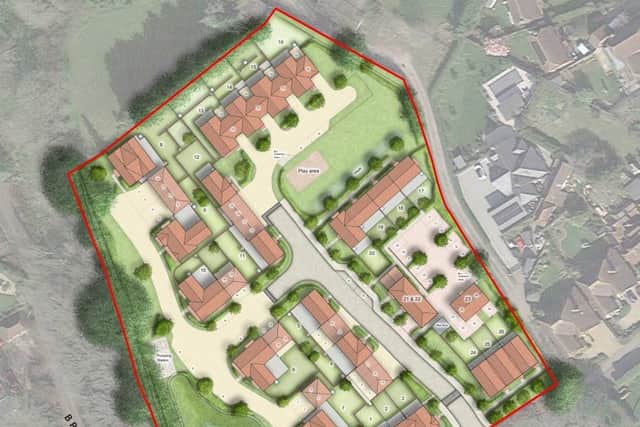 Proposed layout of the Barcombe development
