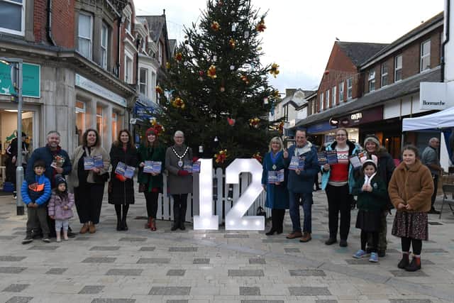 The launch of the 12 Days of Christmas arts trail