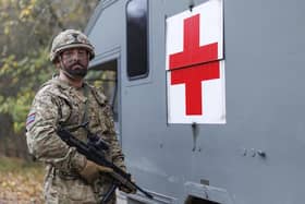 IMAGE: Sergeant Nathan Green, 72 Company, Medical SNCO, WFS, Ipswich.