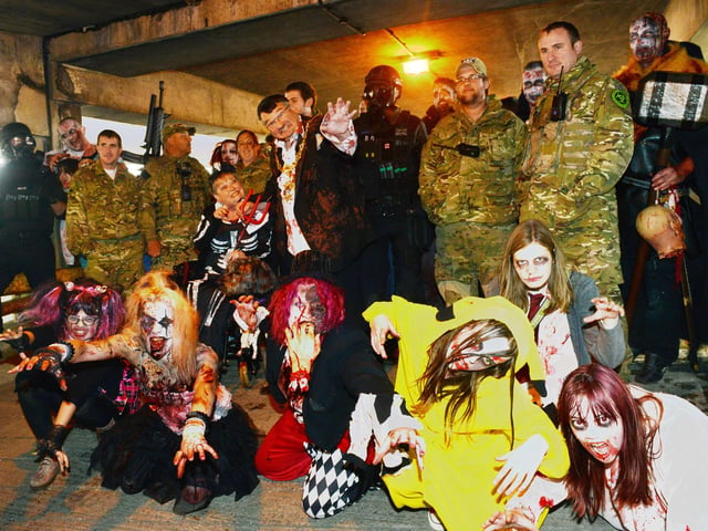 Zombies came to Worthing in November, 2013