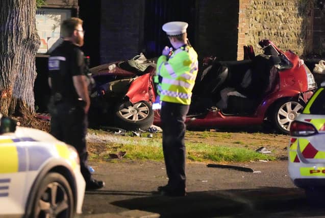 Emergency services at the scene. Picture: Sussex News and Pictures