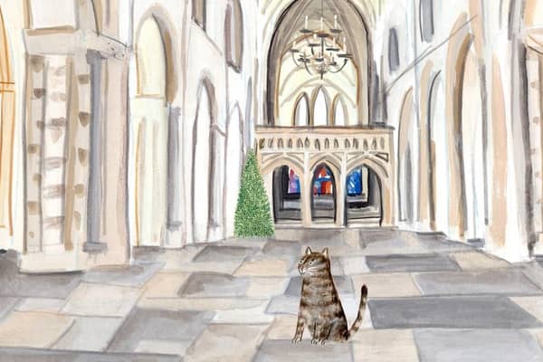 Bertie the Cathedral Cat (contributed pic)