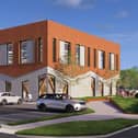 Visual of the new Cranleigh Leisure Centre. Picture courtesy of Waverley Borough Council