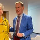 Michael Portillo was keen to chat with Ashridge members before his talk