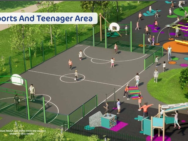An artist's impression of how the park could look