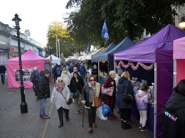 Eastbourne Christmas Lights Switch On (Photo by Jon Rigby)