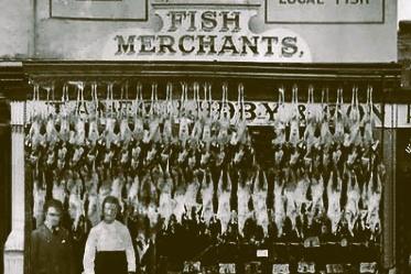 Ludby's Fresh Fish shop. Old Town opposite Vicarage Road.