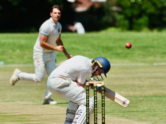 Action from Chippingdale v Broadwater CC in Division 4 West of the Sussex Cricket League