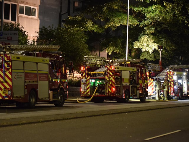There were ‘no reports of casualties’ at an ‘accidental fire’ on the second floor of a commercial building in Eastbourne, East Sussex Fire & Rescue Service have confirmed.