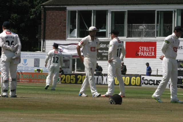 Sussex and Notts play at Horsham in 2015