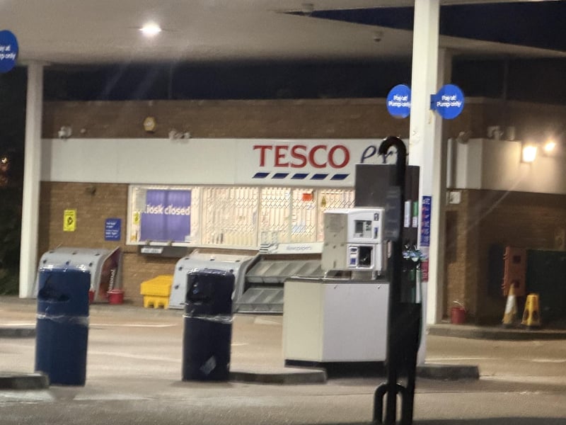 The Tesco store in Durrington was forced to close after a power cut, with the petrol station also impacted by the outage