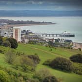 The view over Eastbourne seafront