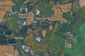 Firefighters were called to a farm in Sidlesham on Thursday afternoon. Photo: Google Earth