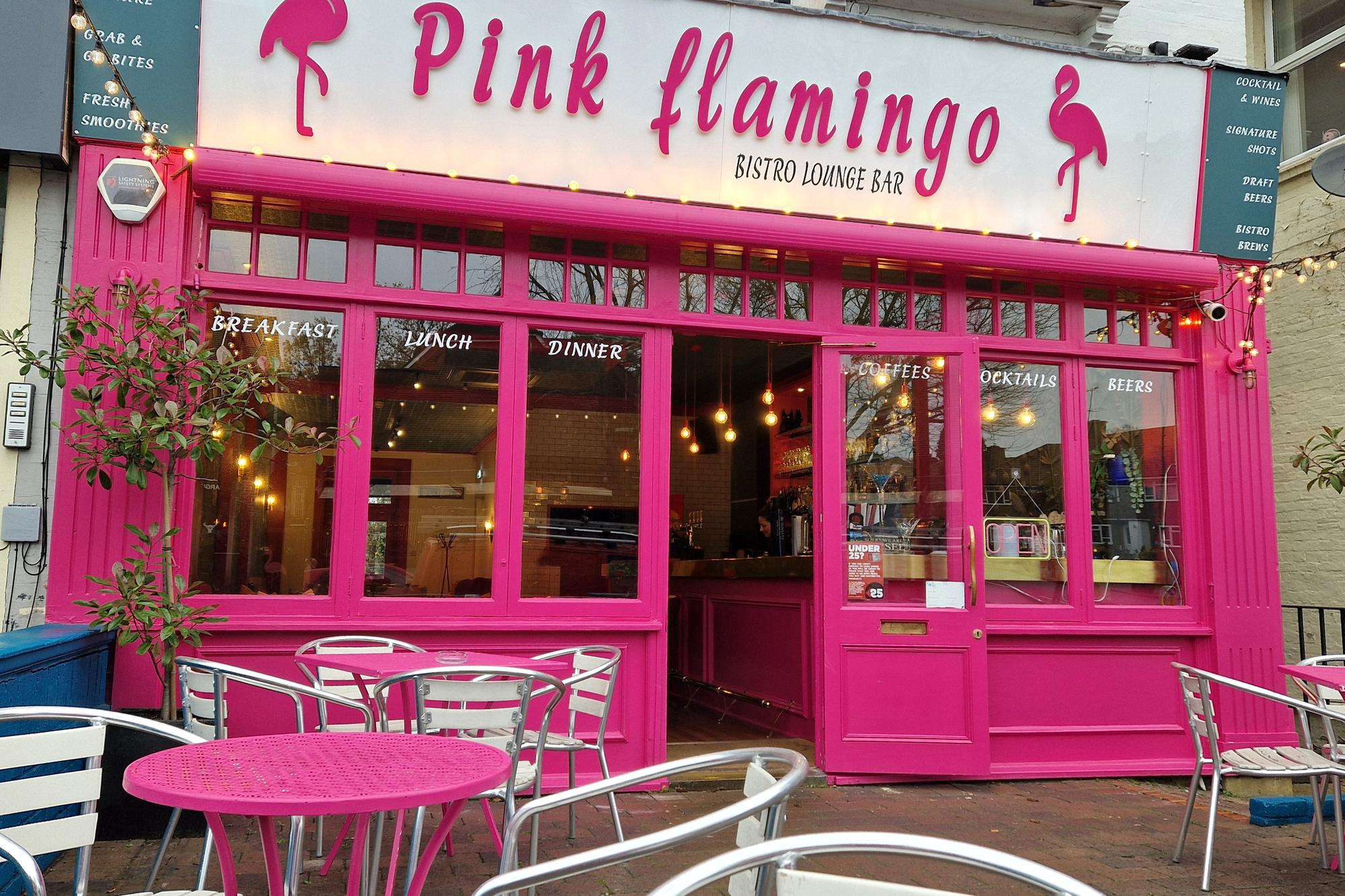 I visited Pink Flamingo bistro lounge bar in Haywards Heath