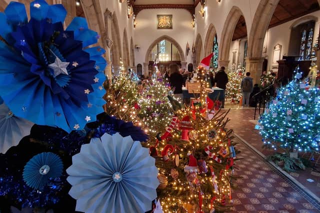 The Cuckfield Christmas Tree Festival was at Holy Trinity Church from Friday to Sunday, December 6-8