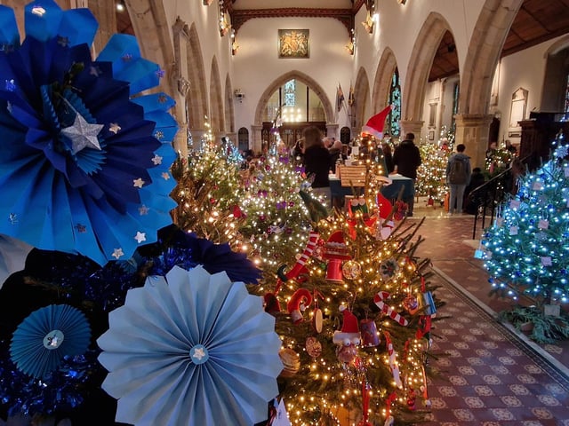 The Cuckfield Christmas Tree Festival was at Holy Trinity Church from Friday to Sunday, December 6-8