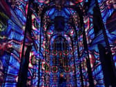 Chichester Cathedral has unveiled its spectacular new Light Experience, Illuminating Art, running from Friday 23 October, offering visitors an extraordinary journey through light, colour, moving images and music this October half term. Photo: Gary Shipton
