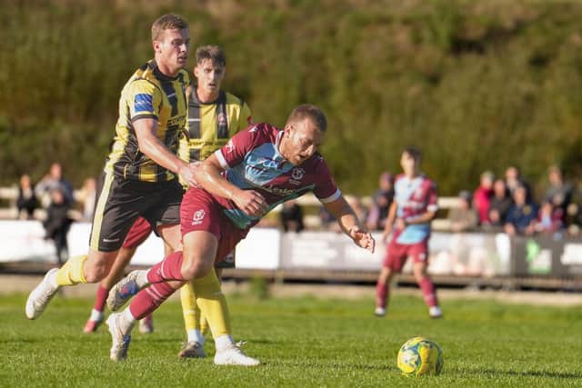 Hastings United on the attack in the win over Erith Town | Picture by Ben March