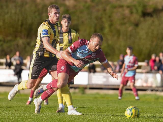 Hastings United on the attack in the win over Erith Town | Picture by Ben March