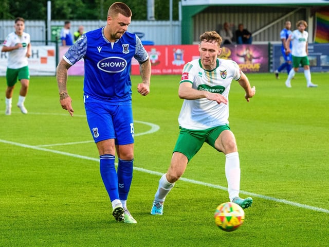 Action from AFC Totton v Bognor Regis Town, July 2023