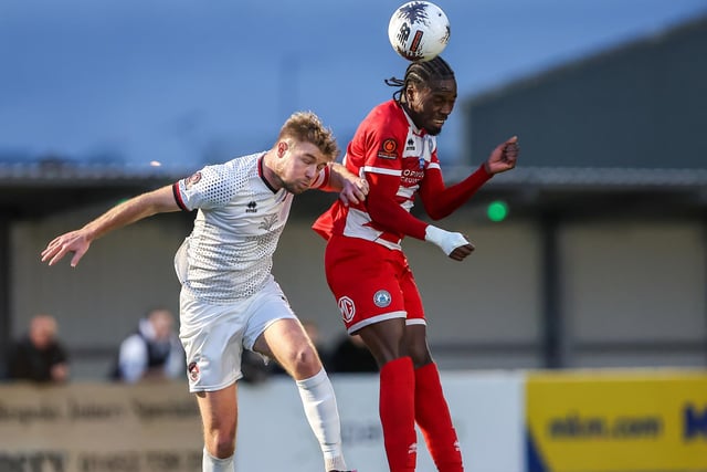 Action from Eastbourne Borough's 0-0 draw at Truro City