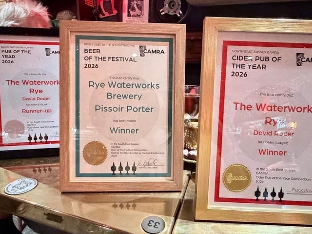 Rye Waterworks micropub scoops three awards. Photos Kt Bruce