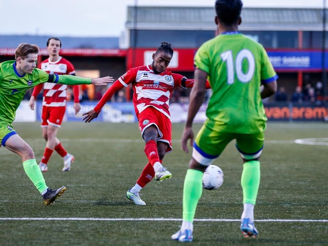 Eastbourne Borough got a vital 3-1 win against Braintree Town at Priory Lane on Saturday. Photographer Lydia Redman was there to catch the action.