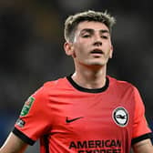 Billy Gilmour of Brighton is on the bench for the Europa League clash in Marseille