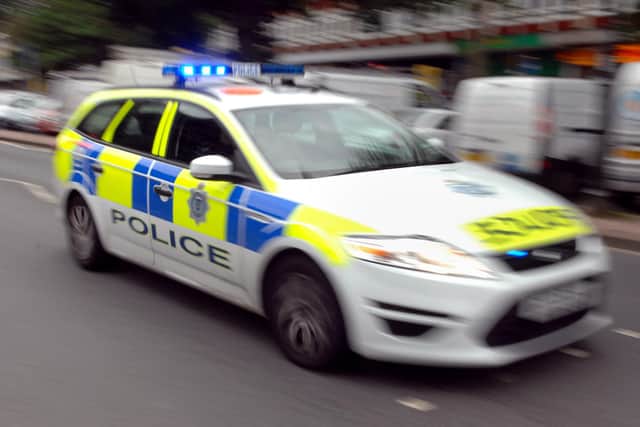 Two people were arrested in Horsham town centre on suspicion of carrying knives